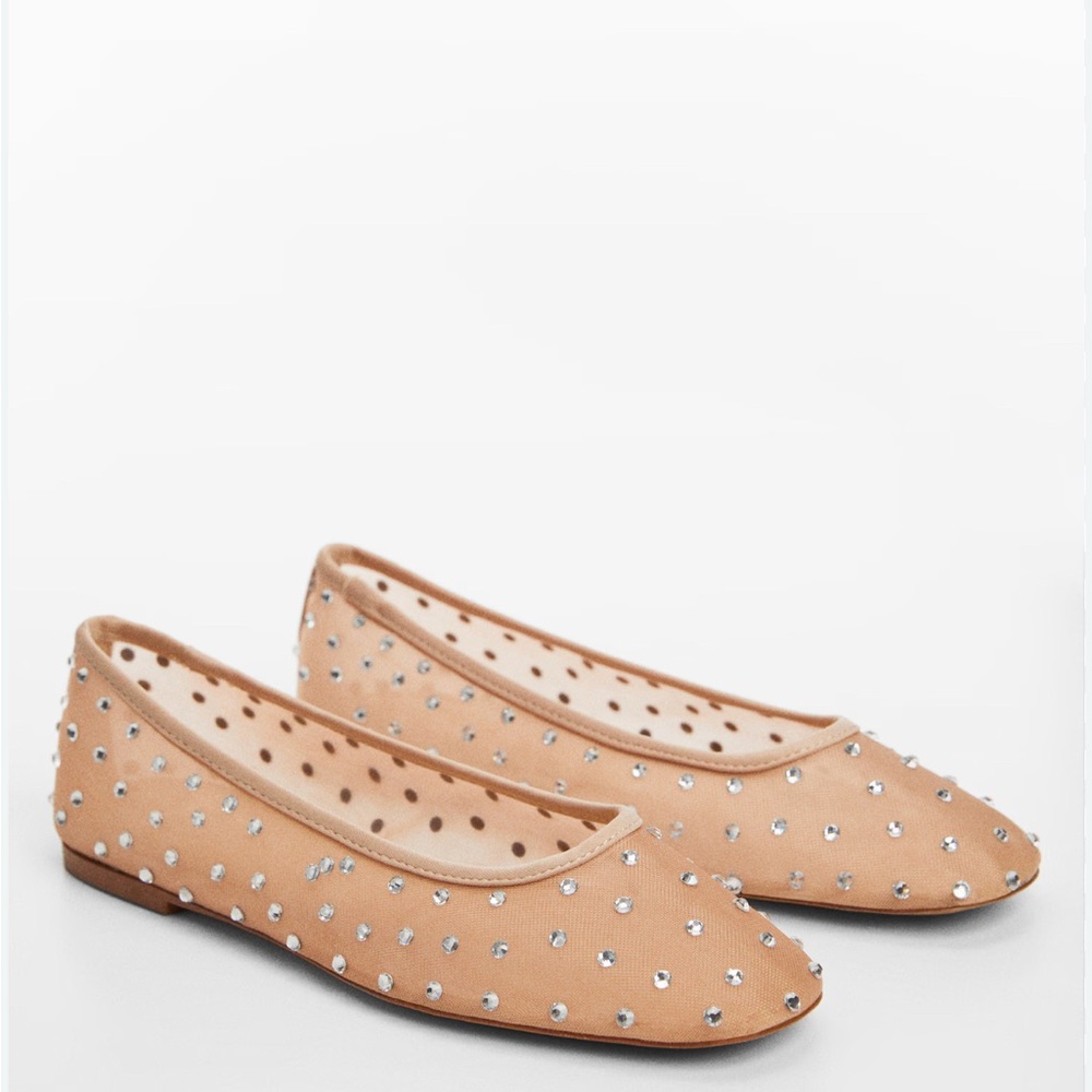 Mango Rhinestone ballet flats - Picture 3 of 5